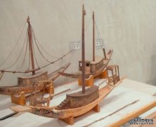 <b>这艘微缩船是为图坦卡蒙国王来世的垂钓之旅准</b>