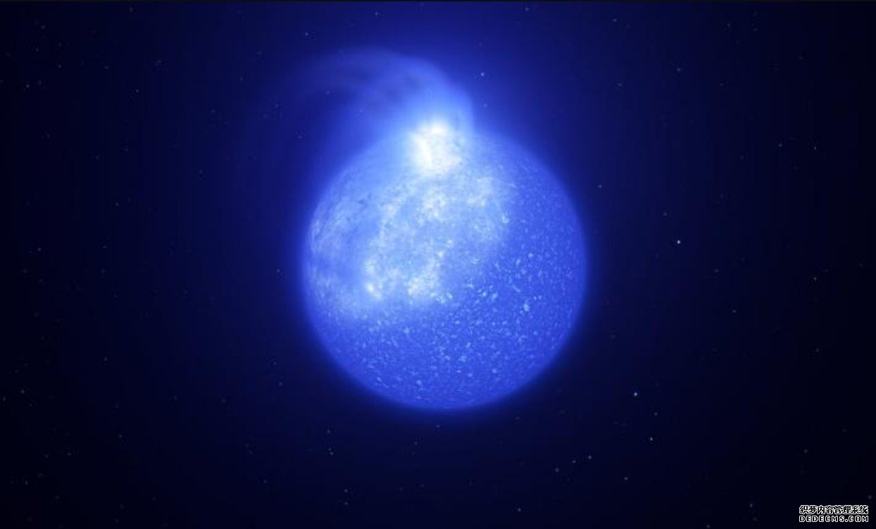 ESO的数据显示,杏耀炽热的恒星受到巨大磁点的困扰