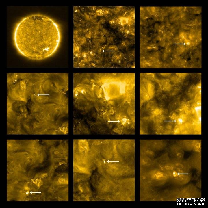 欧洲航天局/美国宇航局杏耀软件的太阳轨道器传回了第一批数据，拍摄了太阳的最近照片