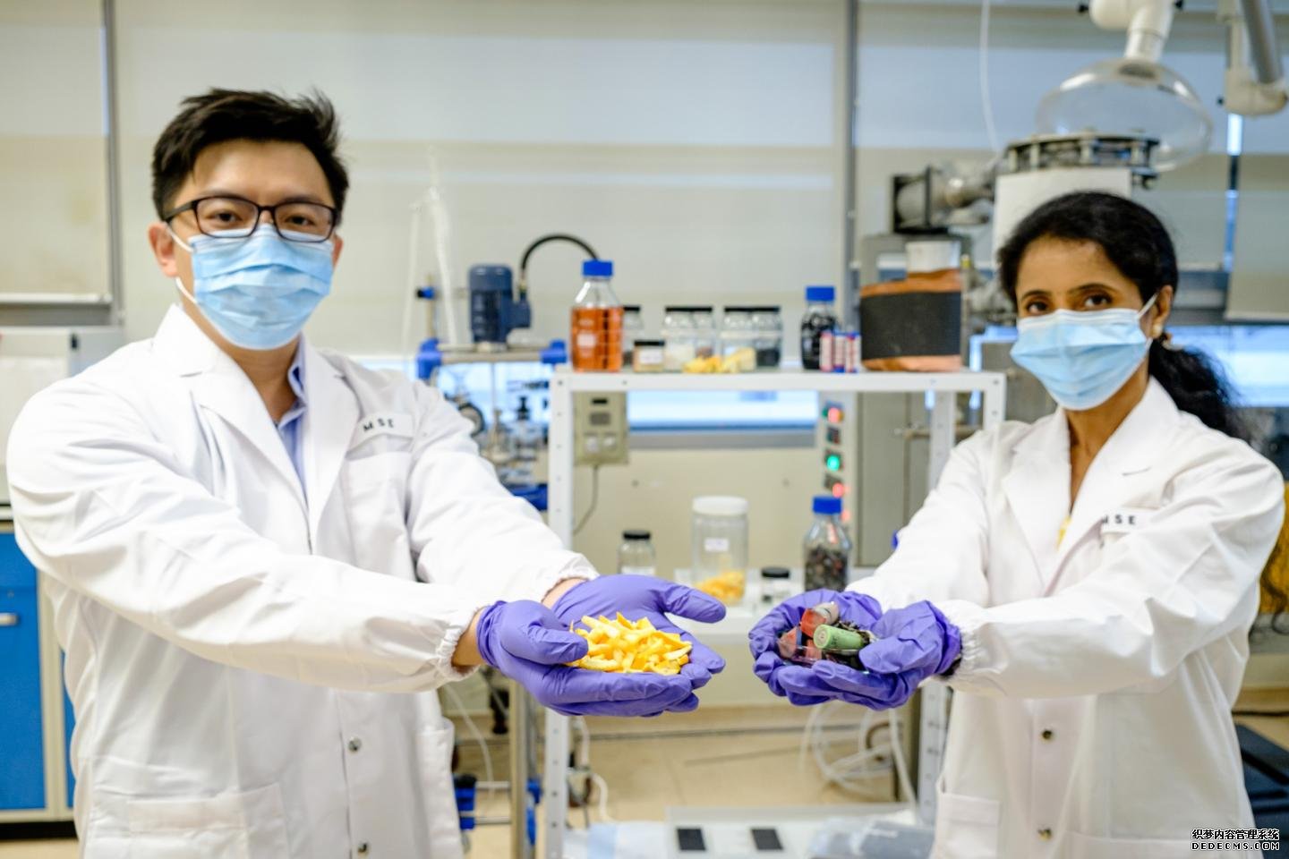 杏耀官方新加坡南洋理工大学的科学家们用果皮把旧电池变成新电池