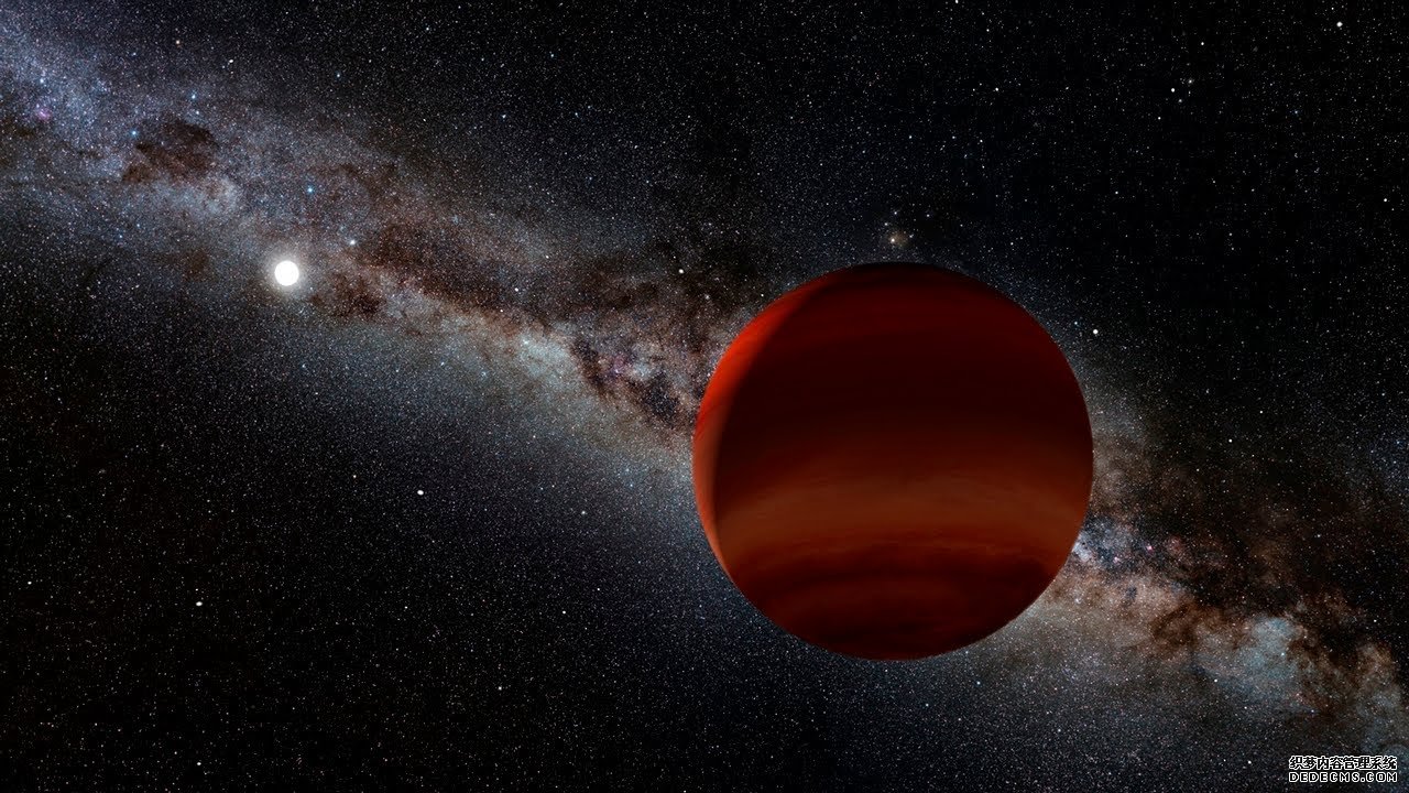 研究发现,杏耀一颗巨大的行星正快速围绕着一颗垂死的小恒星旋转