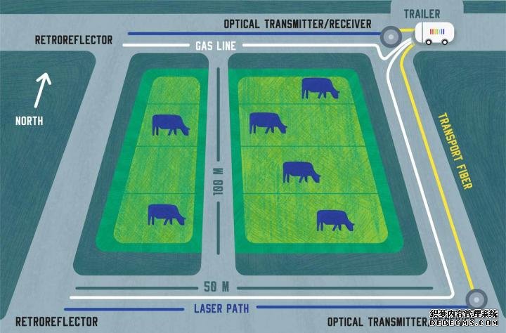杏耀代理NIST 'agricomb'测量多种气体排放从…牛