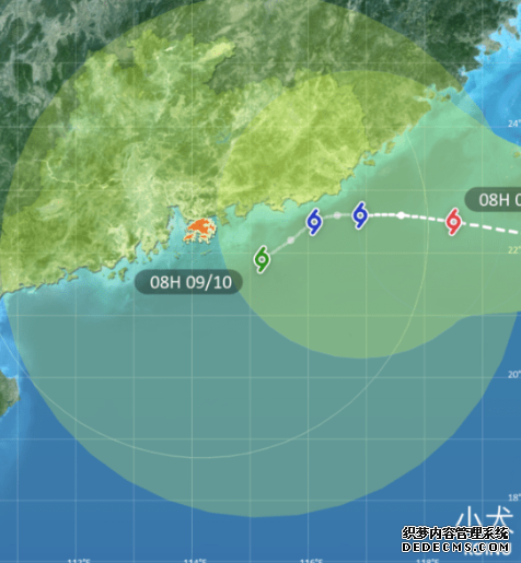 颱風小犬．持續更新︱天文台晚上發出一號戒備信號 料10.5全日維持欧亿